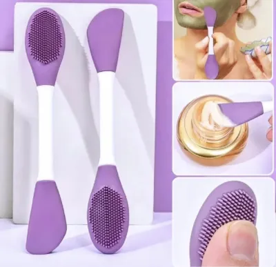 Silicone Facial Cleaning Mask Applicator Brush (1 Pc)